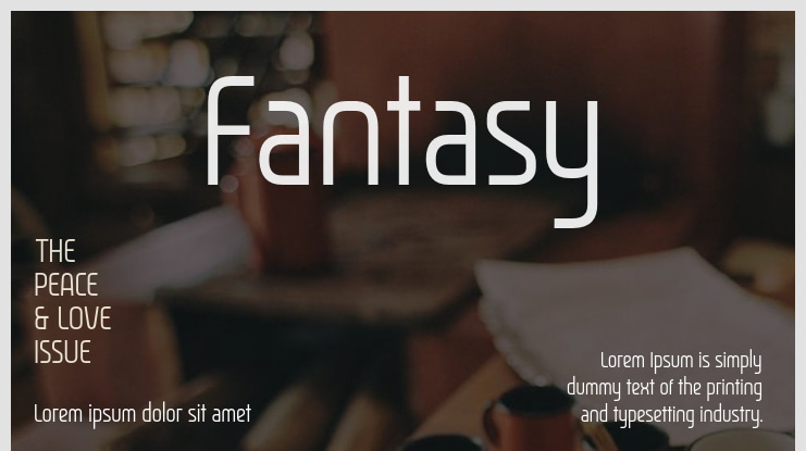 Fantasy Font