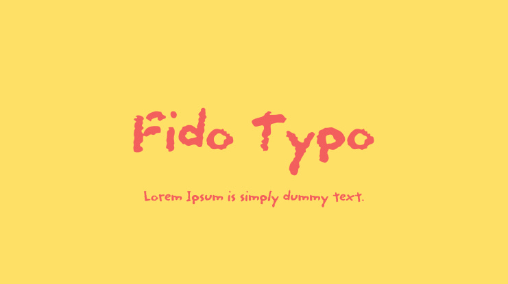 Fido Typo Font