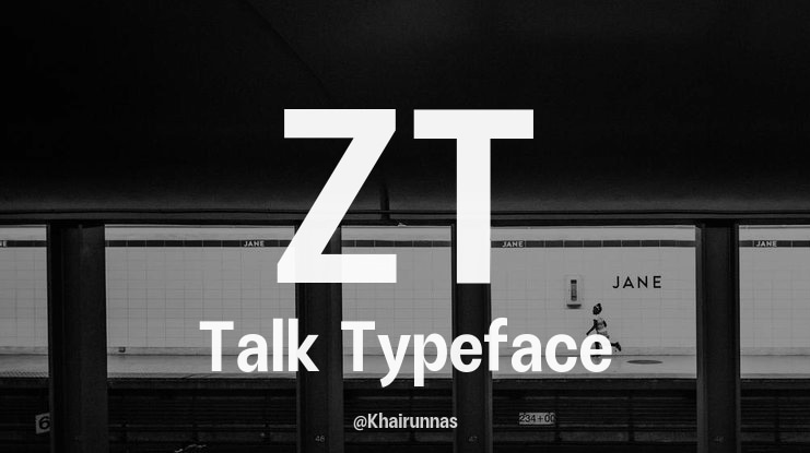 ZT Talk Font Family