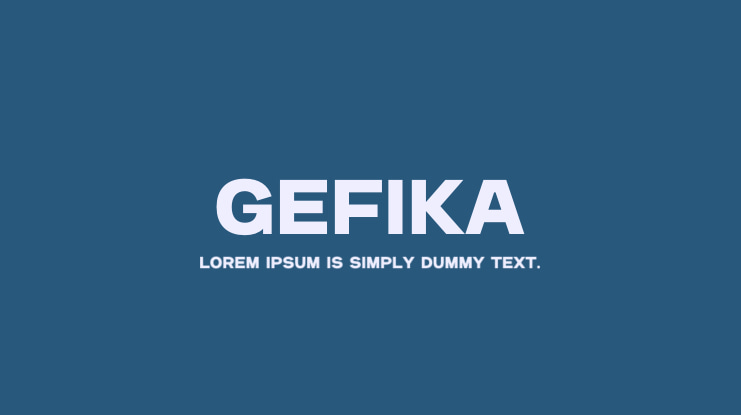 Gefika Font