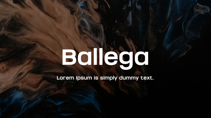 Ballega Font
