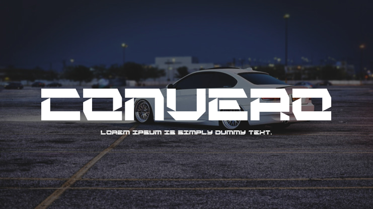 CONVERO Font