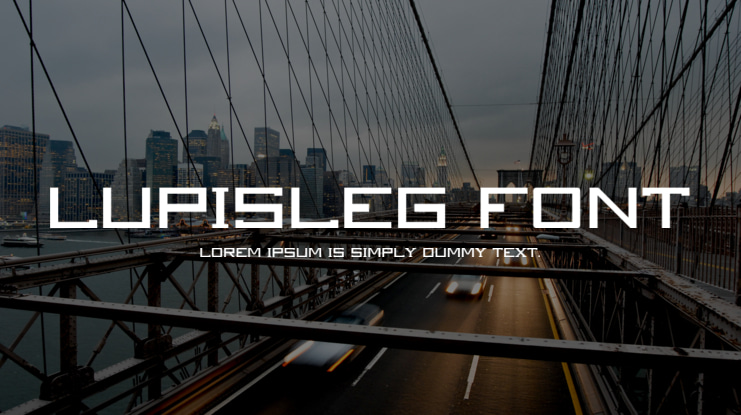Lupisleg Font