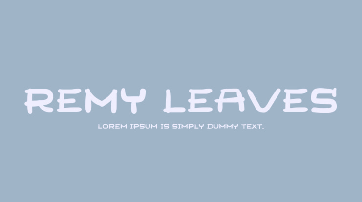 Remy Leaves Font