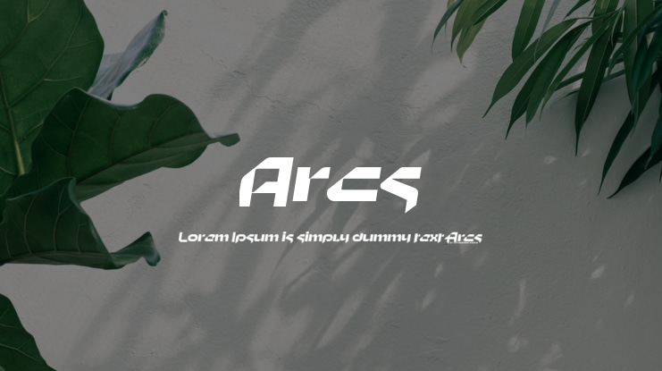 Arcs Font