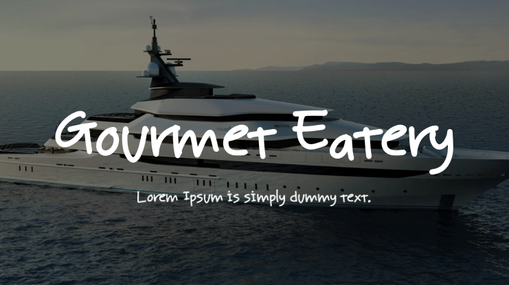Gourmet Eatery Font