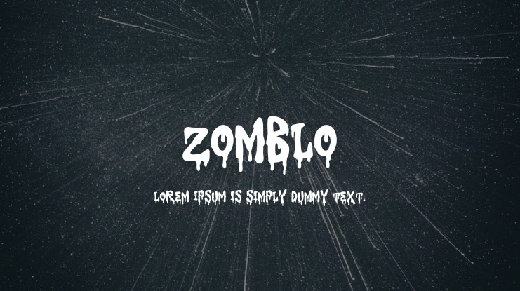 Zomblo Font