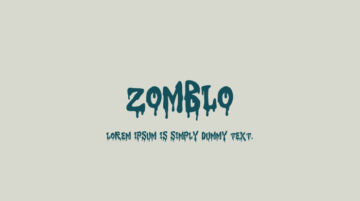 Zomblo Font