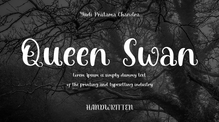Queen Swan Font