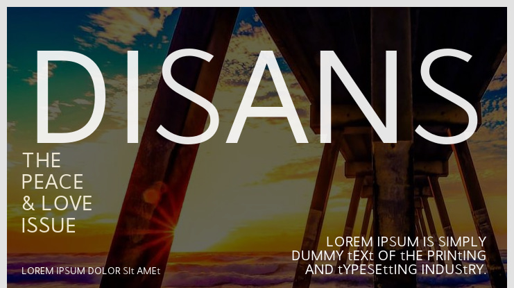 Disans Font