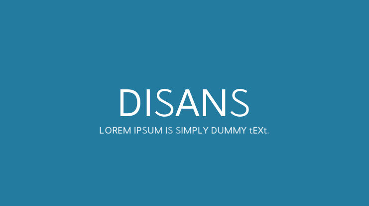 Disans Font
