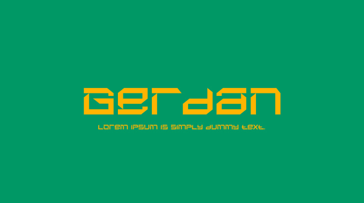 Gerdan Font