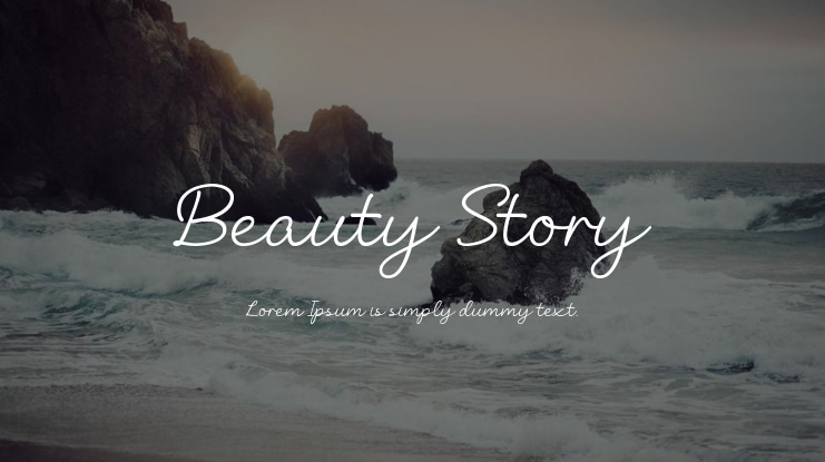 Beauty Story Font