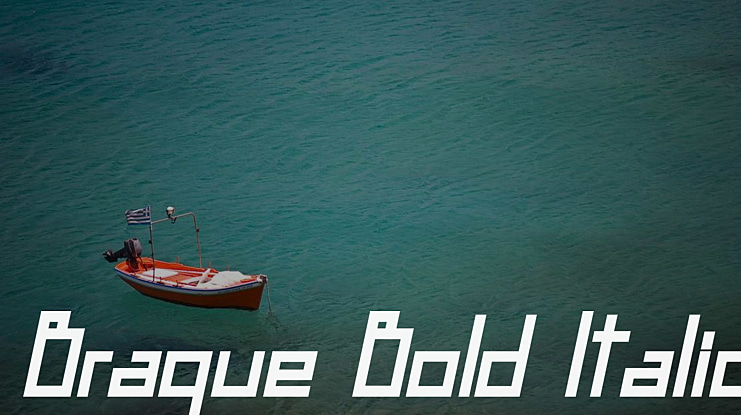 Braque Bold Italic Font Family