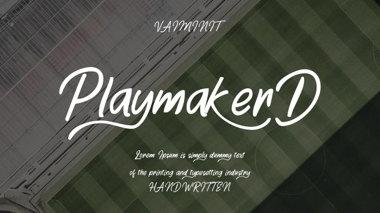 PlaymakerD Font