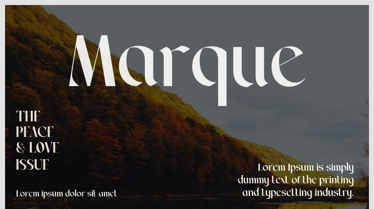 Marque Font