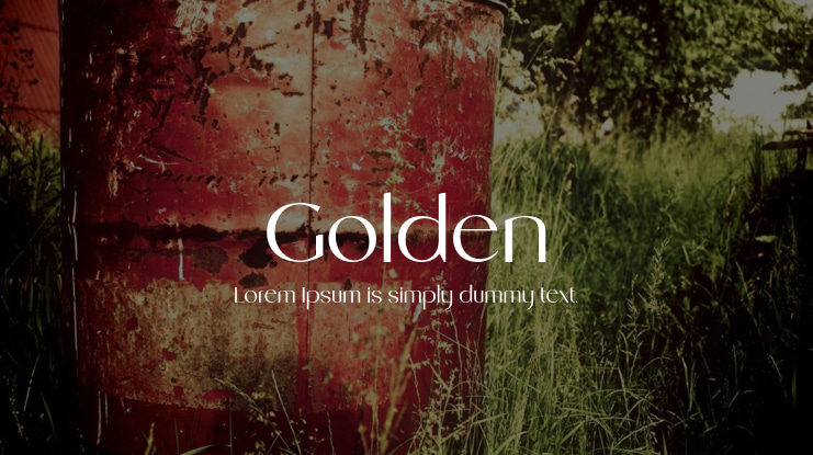 Golden Font