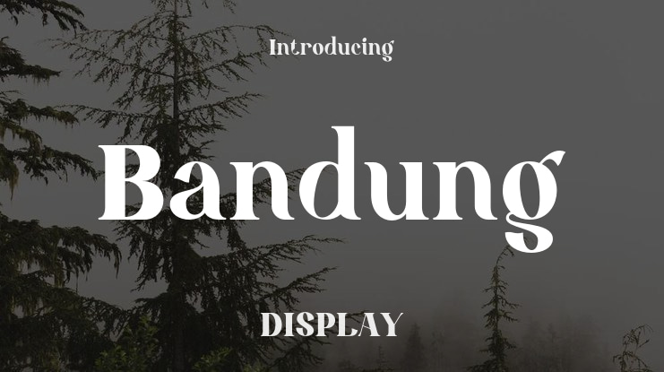 Bandung Font