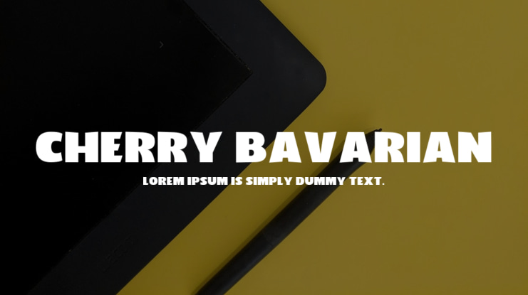 Cherry Bavarian Font