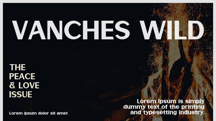 VANCHES WILD Font