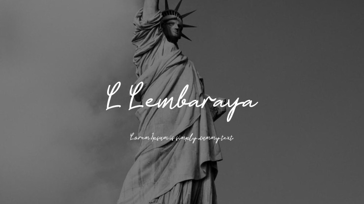 L Lembaraya Font