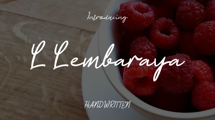L Lembaraya Font