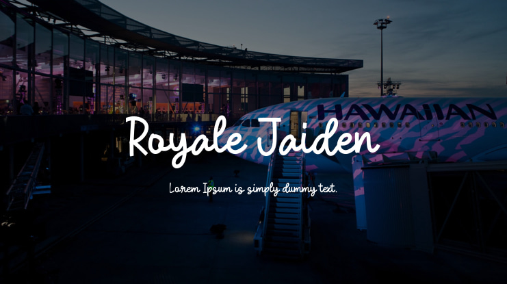Royale Jaiden Font