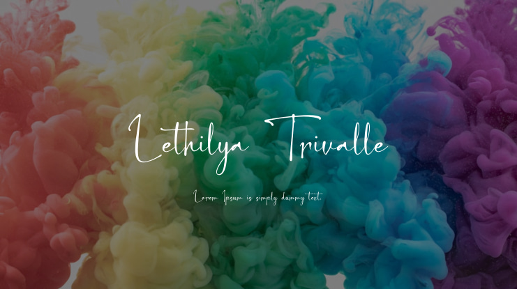 Lethilya Trivalle Font