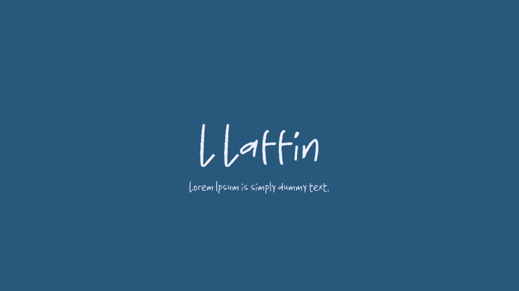 L Laffin Font