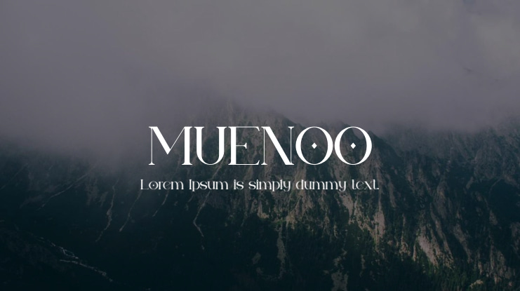 MUENOO Font
