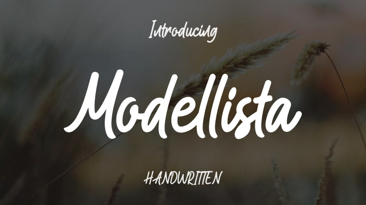 Modellista Font