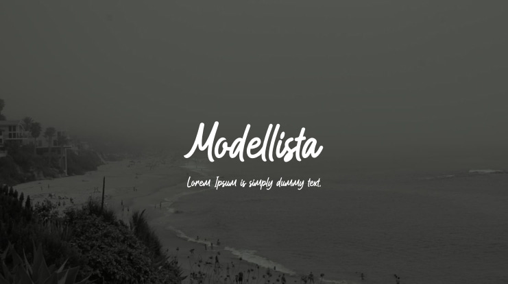 Modellista Font