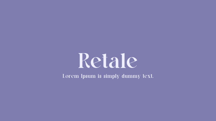 Retale Font