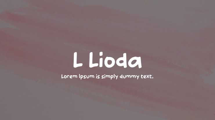 L Lioda Font