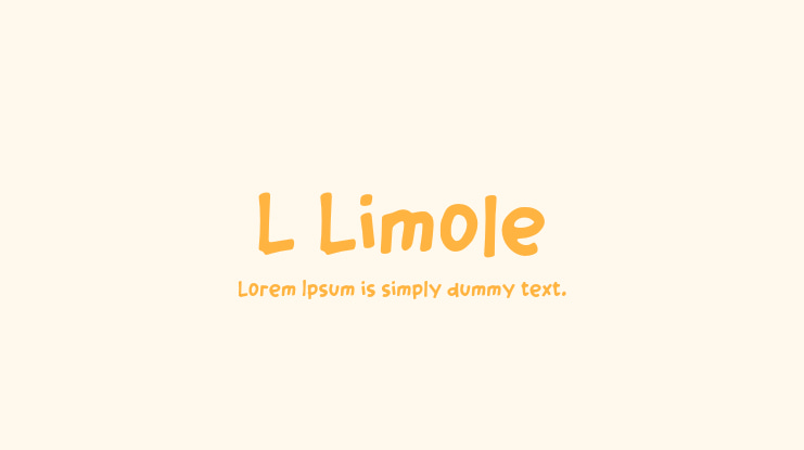 L Limole Font