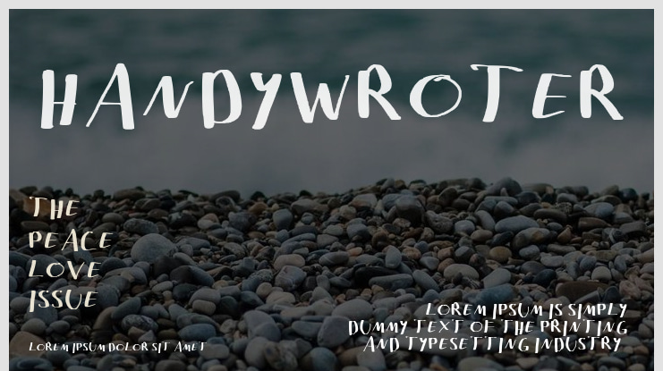 Handywroter Font