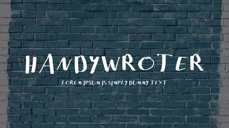 Handywroter Font