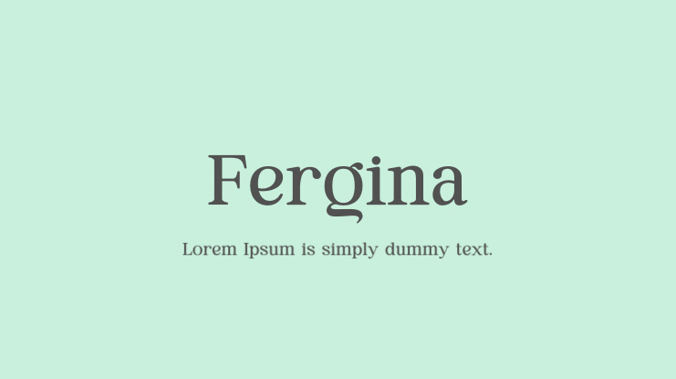 Fergina Font