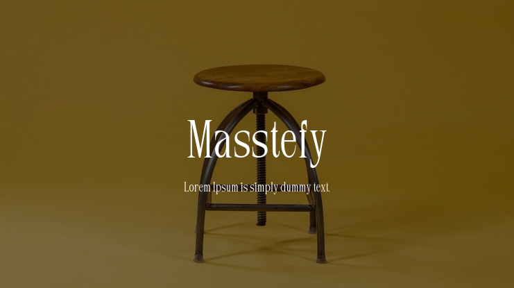 Masstefy Font