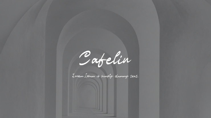 Cafelin Font