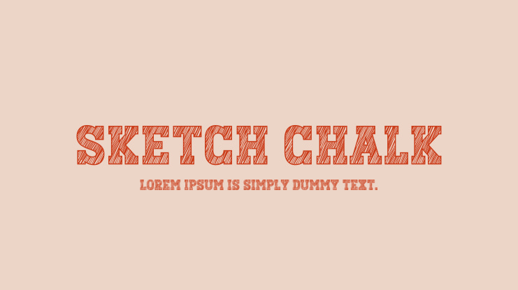 Sketch Chalk Font