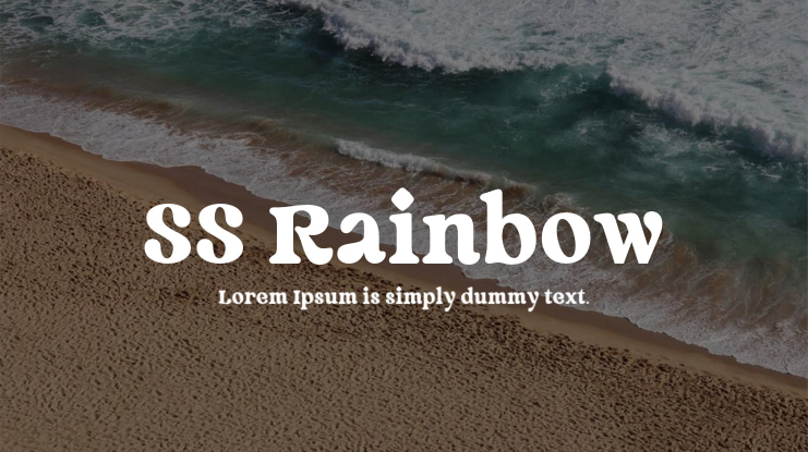 SS Rainbow Font