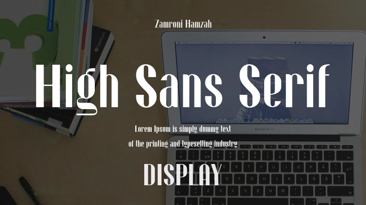 High Sans Serif Font