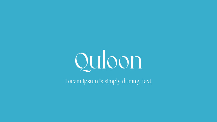 Quloon Font
