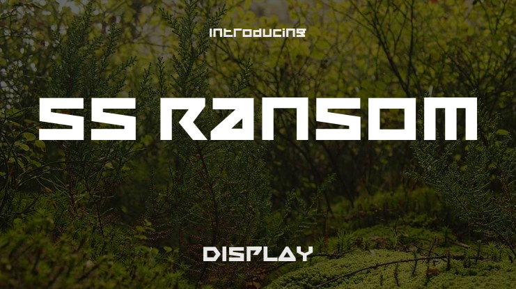 SS Ransom Font