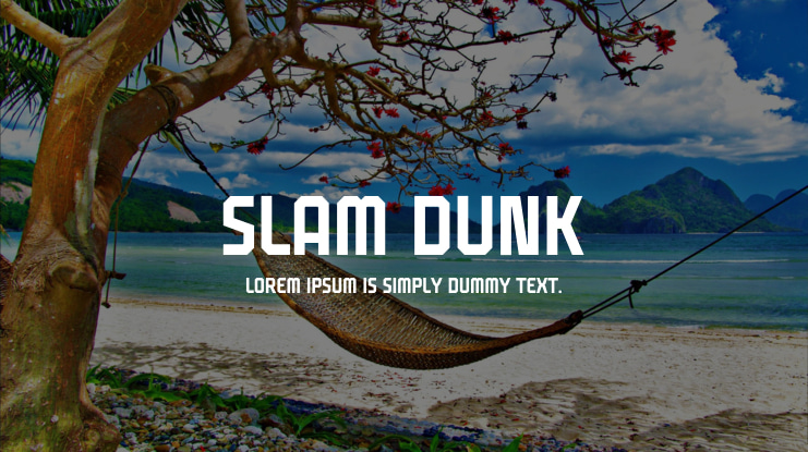 Slam Dunk Font