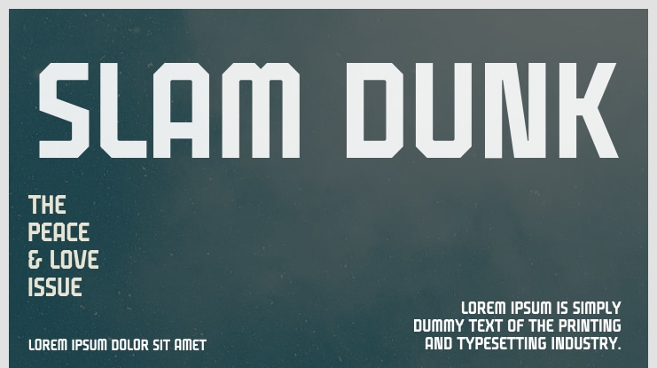 Slam Dunk Font