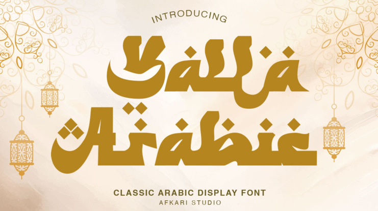 Yalla Arabic Font