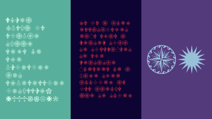 PR Compass Rose Font