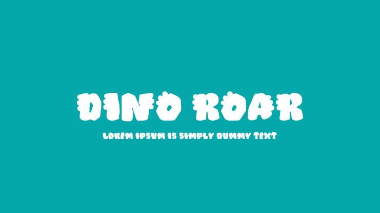Dino Roar Font Family